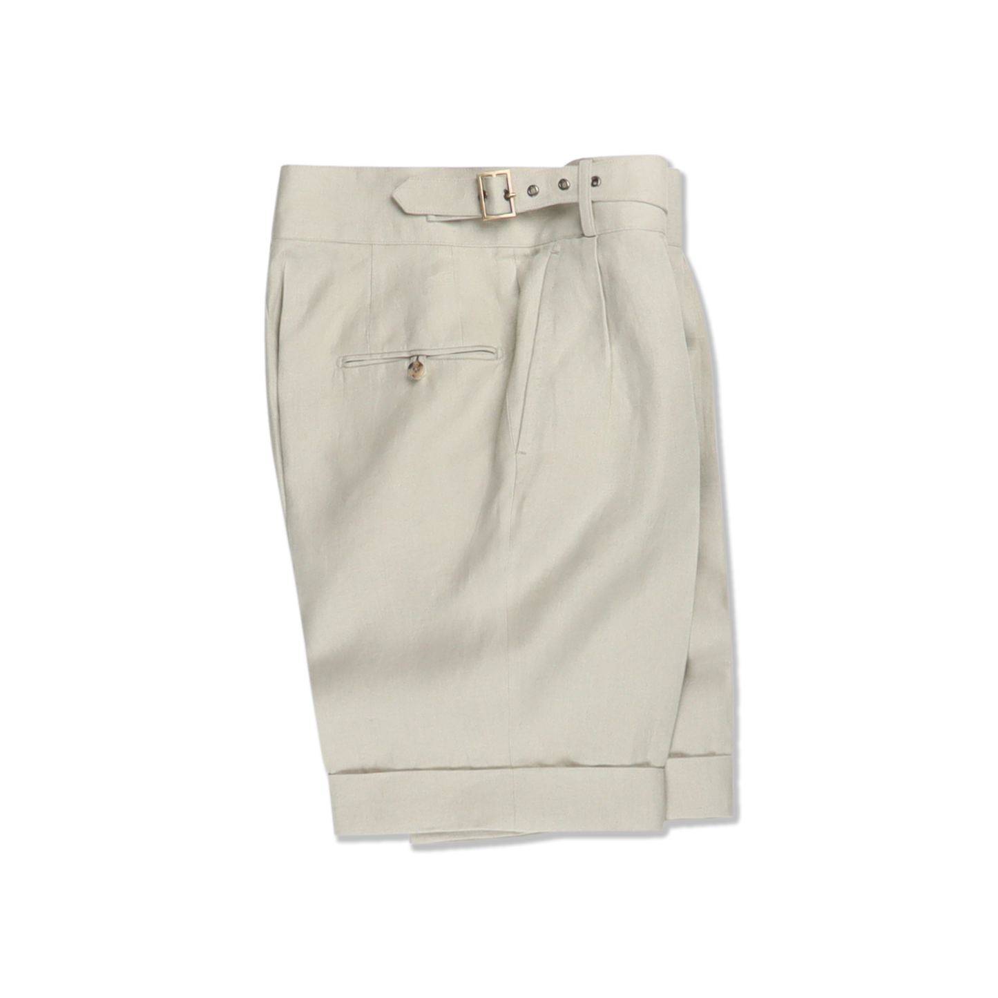 
                  
                    Gurkha Shorts in Sage Green Linen
                  
                