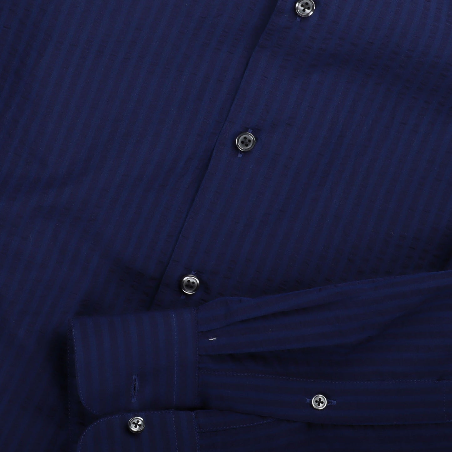 
                  
                    Button Down Collar Shirt in Navy Seersucker
                  
                