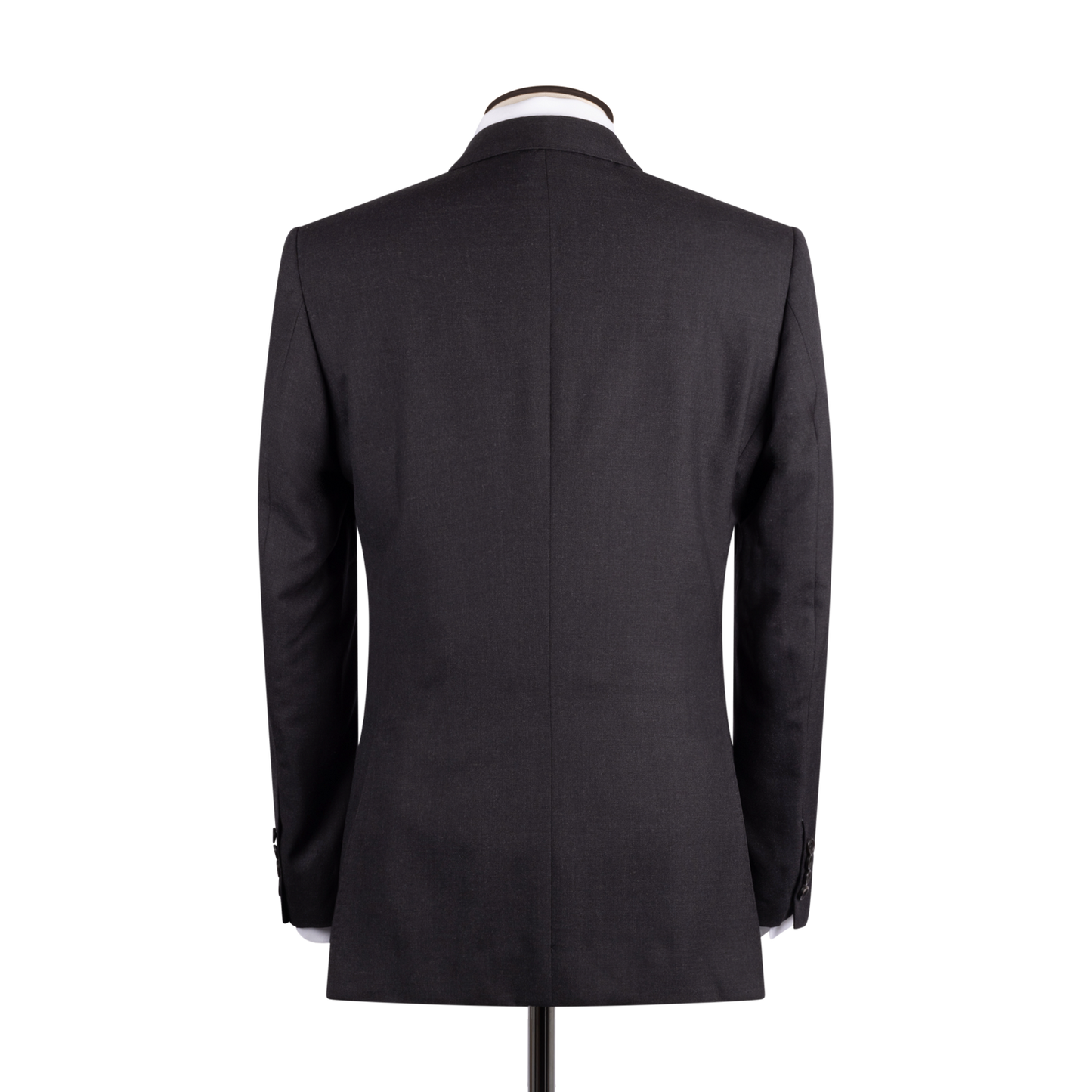 
                  
                    Single Breasted Classic Notch Suit in Grey Hopsack
                  
                