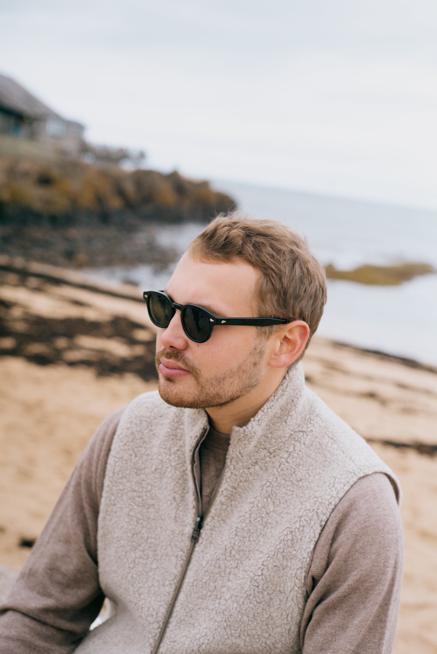 
                  
                    Crewneck Sportsman Jumper in Mink
                  
                