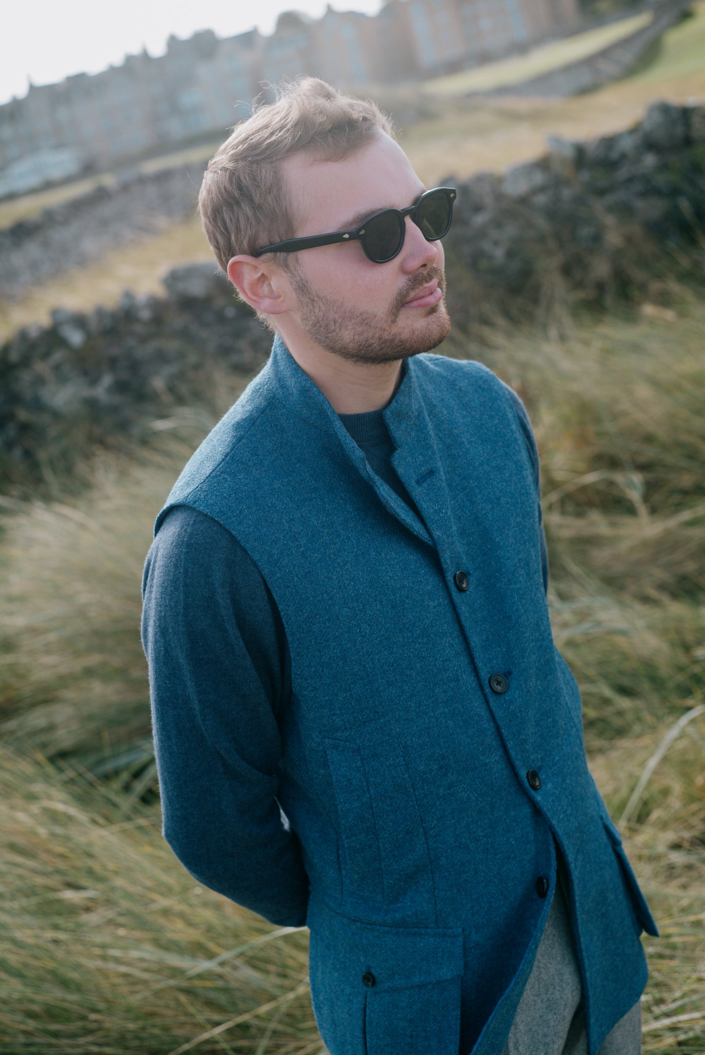 
                  
                    Crewneck Sportsman Jumper in Slate
                  
                