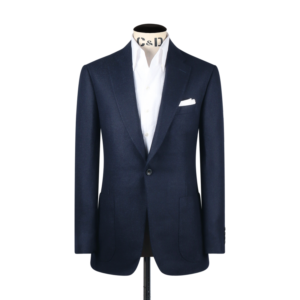 The Crosstown Jacket In Navy Summer Hopsack – Cad & The Dandy New York