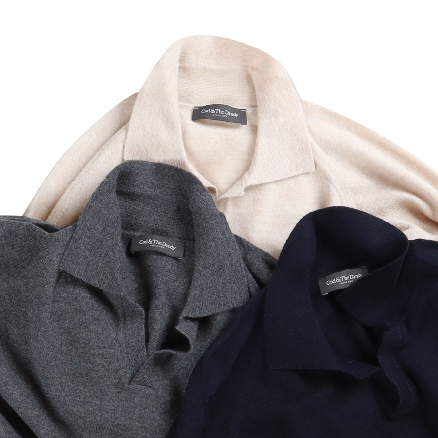 
                  
                    Polo Neck Jumper in Graphite
                  
                