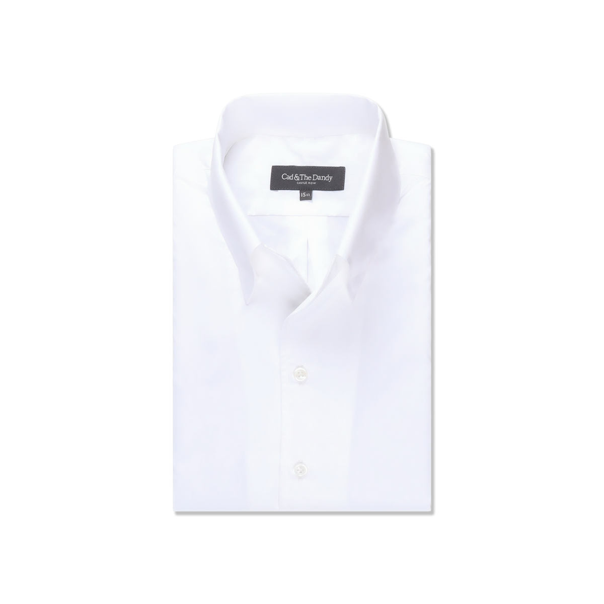 
                  
                    One Piece Button Down Shirt in White Poplin
                  
                