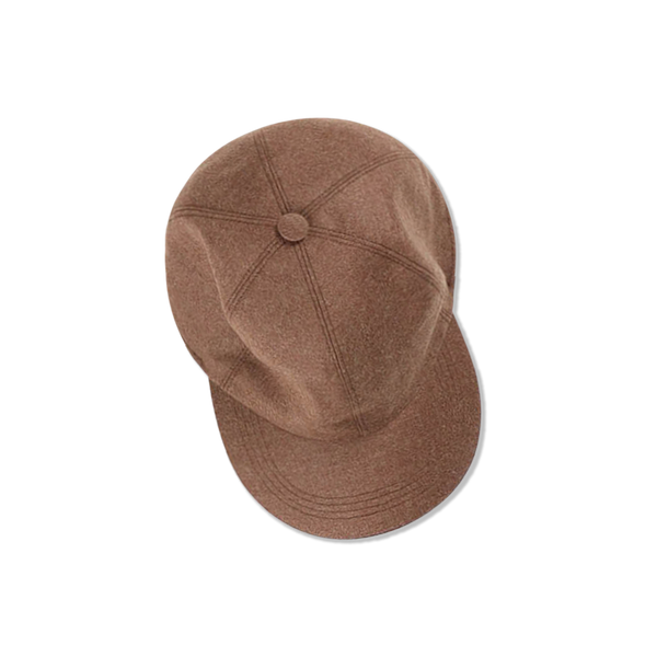 Baseball Cap in Brown Storm System® Cashmere Flannel – Cad & The