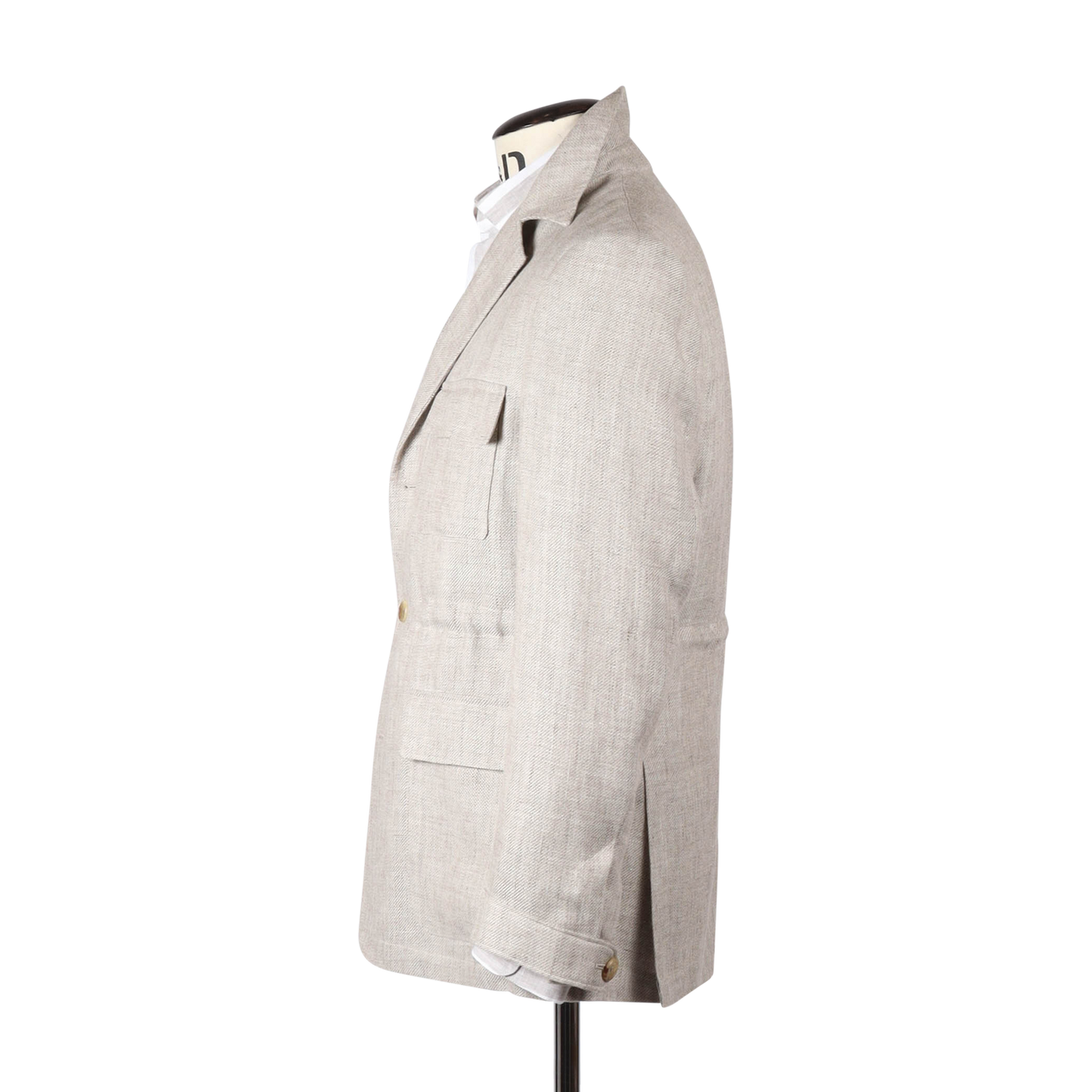 Safari Jacket in Beige Linen Hopsack – Cad & The Dandy New York Safari Jacket in Beige Linen Hopsack – Cad & The Dandy New York