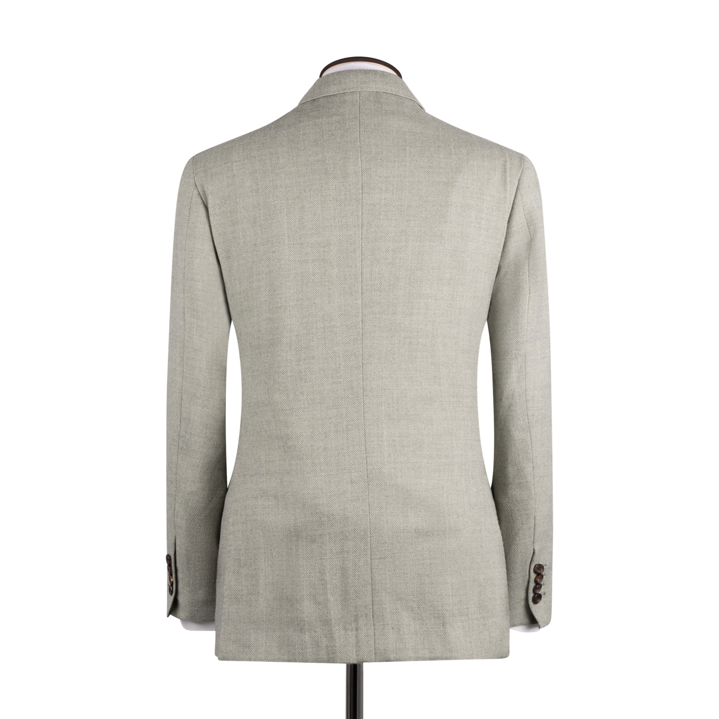 
                  
                    Single Breasted Notch Jacket in Sage Herringbone
                  
                