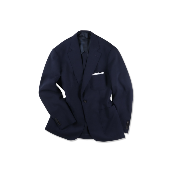 Single Breasted Travel Jacket in Navy Hopsack – Cad & The Dandy