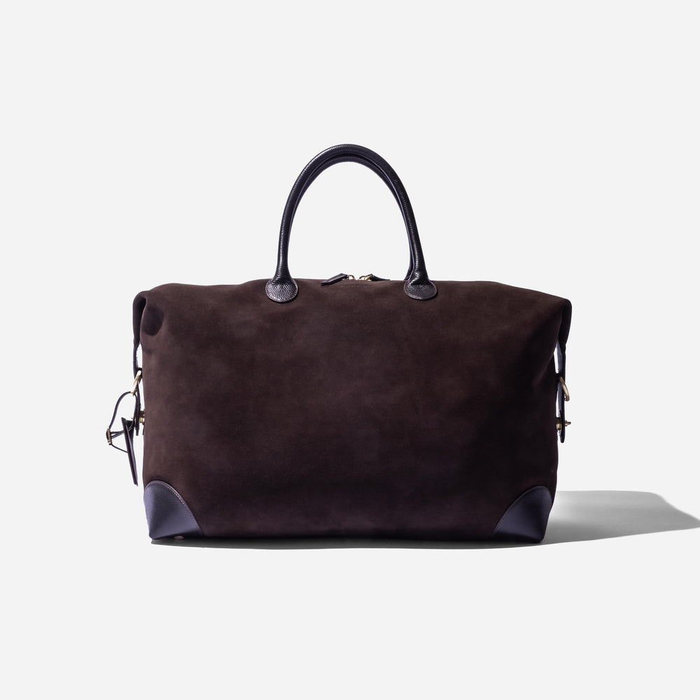 Weekend Bag in Brown Suede