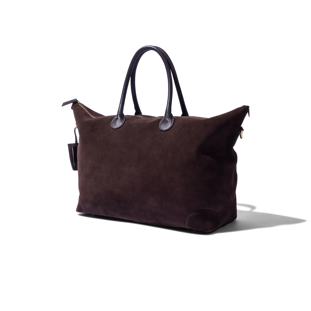 
                  
                    Weekend Tote in Brown Suede
                  
                