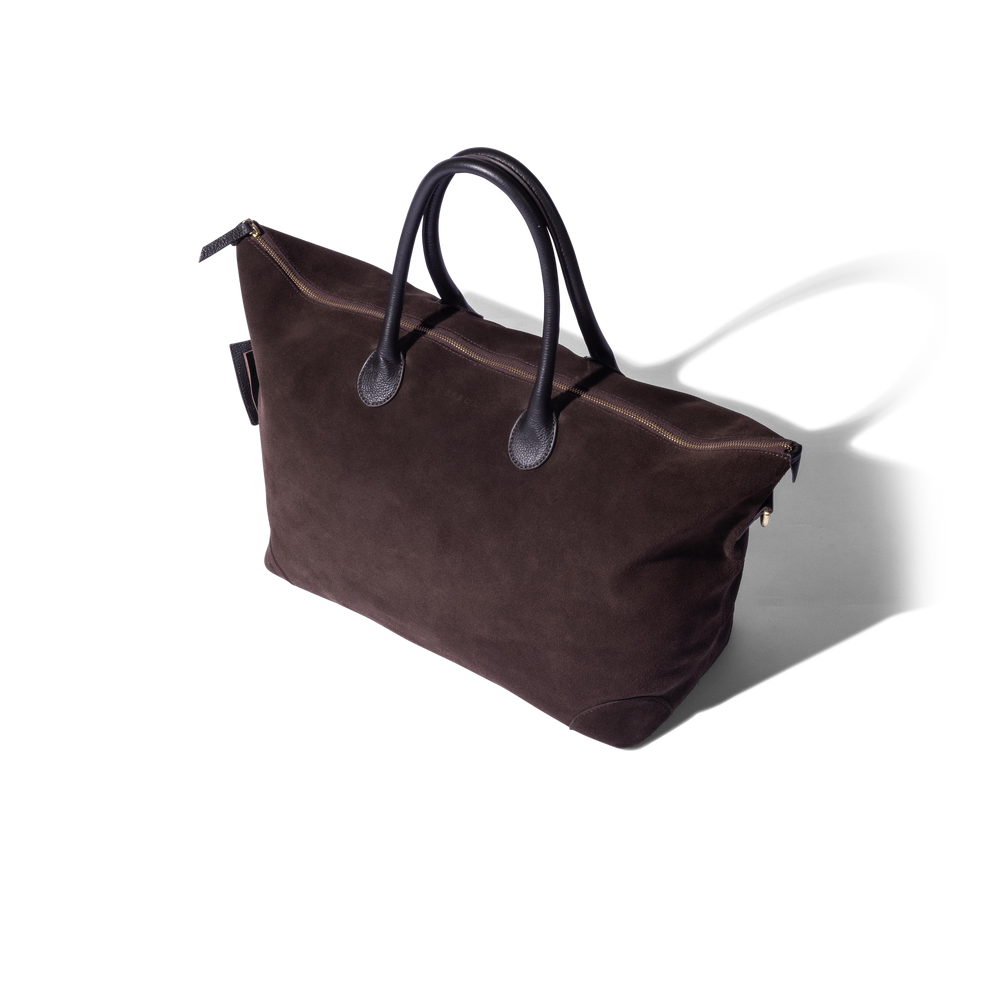 
                  
                    Weekend Tote in Brown Suede
                  
                