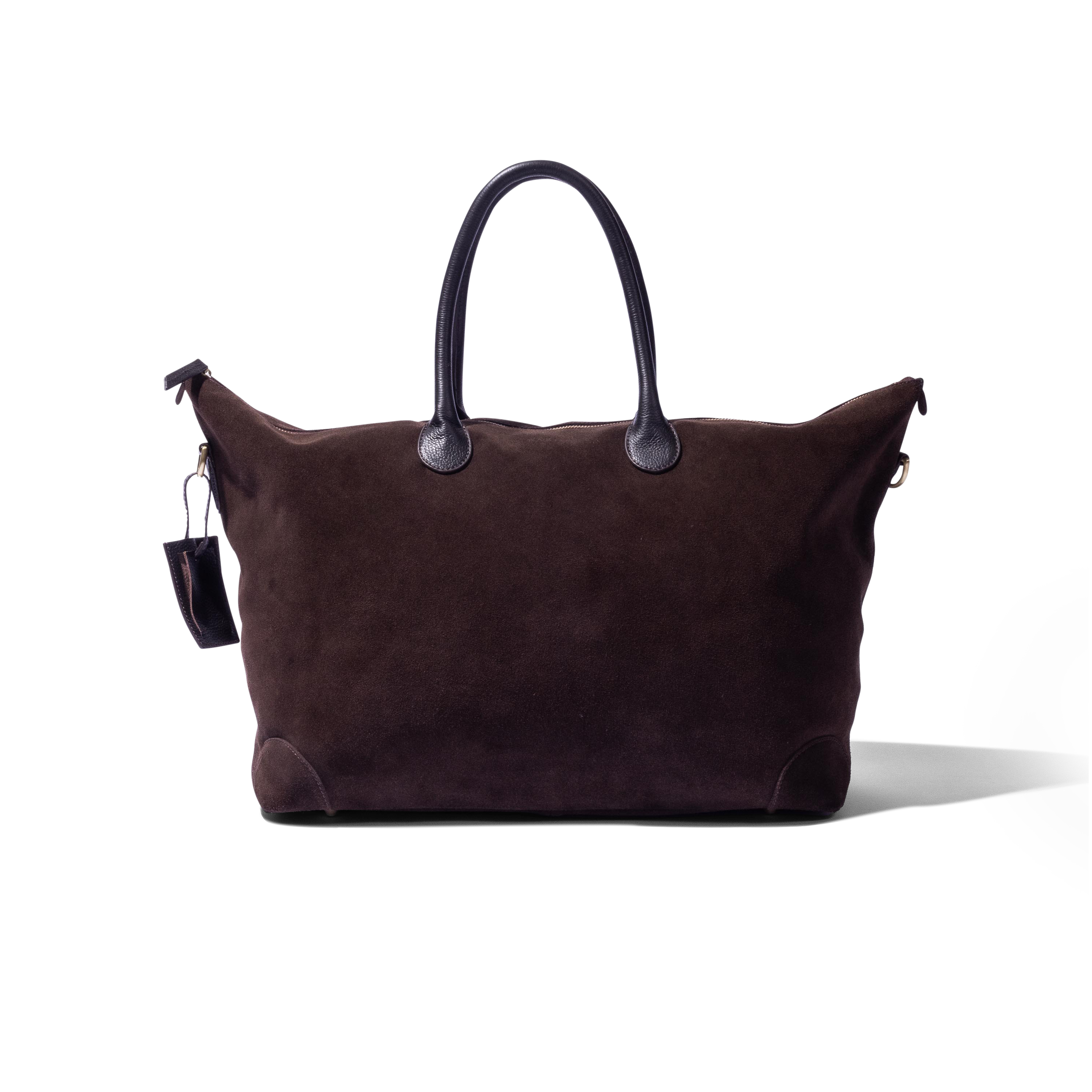 Weekend Tote in Brown Suede – Cad & The Dandy New York