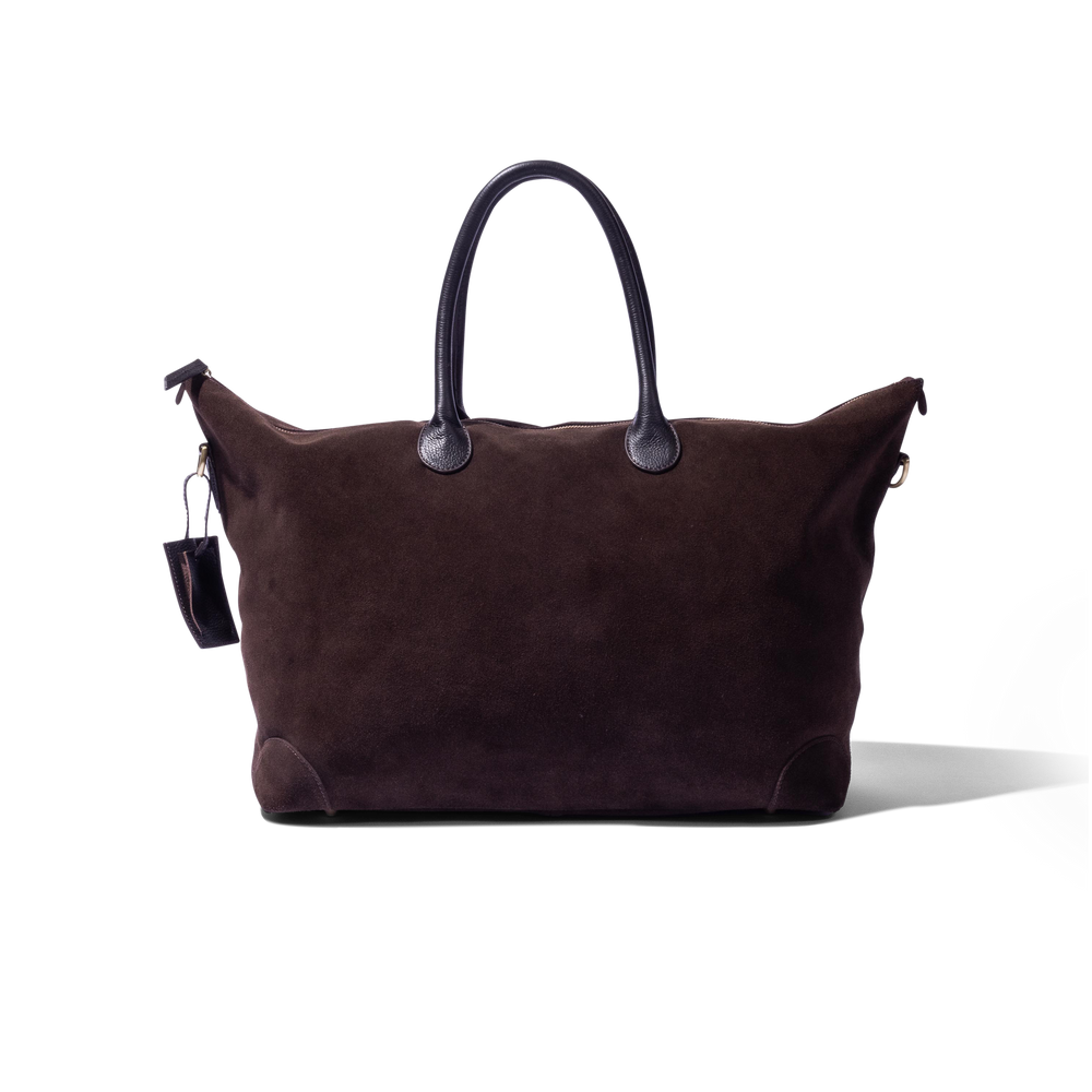 
                  
                    Weekend Tote in Brown Suede
                  
                